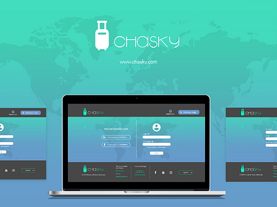 Chasky design travel uiux web design web ui