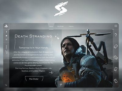 UI Design - Death Stranding