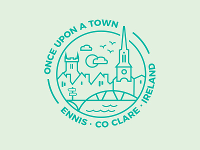 weekly warm up - your town stamp illustration illustrator logo my town sticker vector weekly warm up