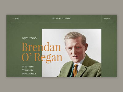 Brendan O Regan Book archive book design ireland photoshop web web design wordpress