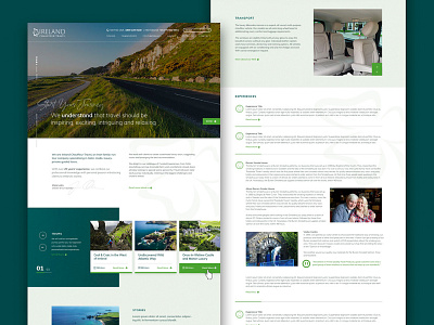 Tourism Website corporate design web design wordpress