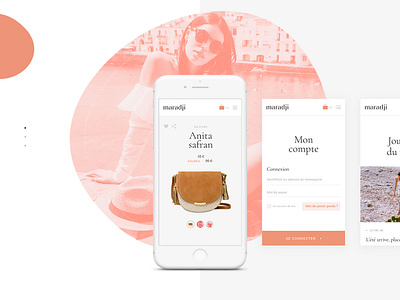 Maradji - Website e-shop 👜 e commerce e shop fashion interaction mobile responsive webdesign website woocommerce