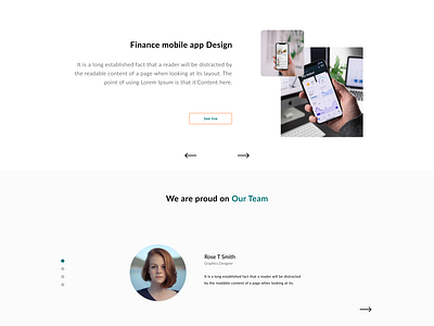 Agency Landing Page Design Idea