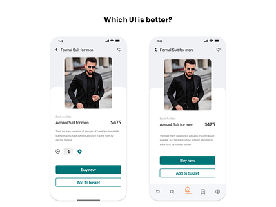 Ecommerce checkout mobile app screen