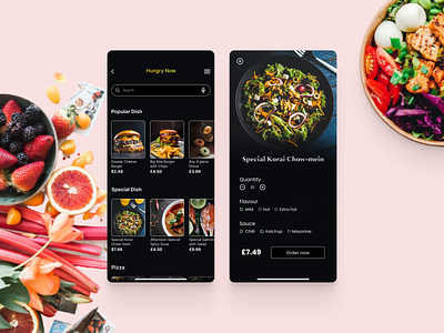 Mobile App Design for Restaurant adobe xd branding figma food app food app design graphic design mobile app design recent ui design restaurant app design ui ui design uide
