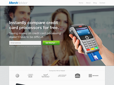 New MerchAdvisor Homepage card credit debit homepage merchadvisor terminal