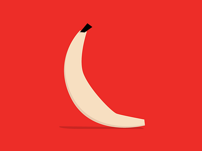 Monday night banana color digital illustration