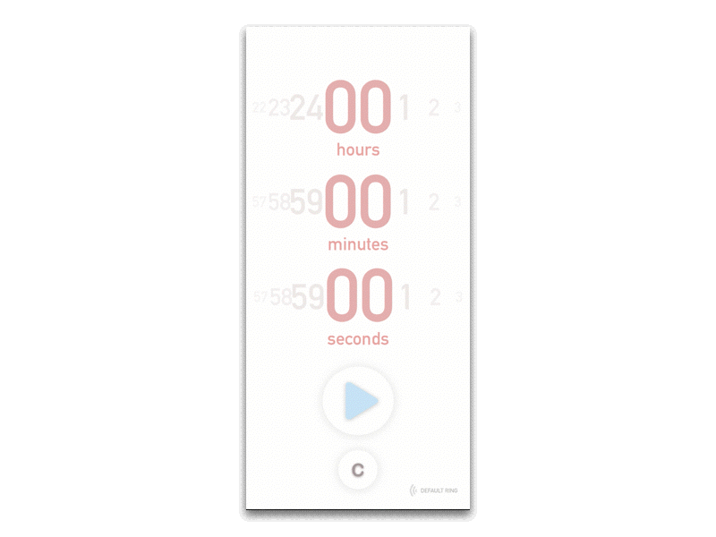 Daily UI Challenge #014: Countdown Timer 100 day ui challenge countdown daily ui iphone principle timer ui ux