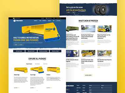 Pro-Tech Manufacturing design ui webdesign website