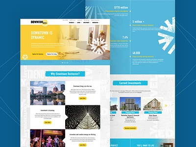 RDDC Rochester Downtown Development Corp. design ui web webdesign website