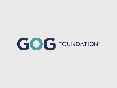 GOG Foundation brand brand identity brand logo