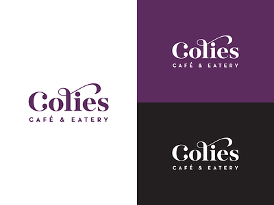 Colie's Cafe & Eatery brand identity brand brand identity logo