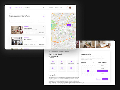 Real Estate Broker Webapp design figma interface minimal real estate realestate ui uidesign uiux ux web web design webdesign website