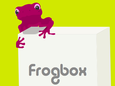 Frogbox frog illustration rainforest