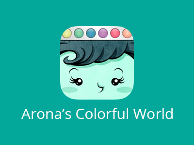 Arona's Colorful World App app book children icon ipad story