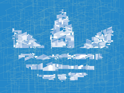 Original Adidas logo in jeeran offline campaign
