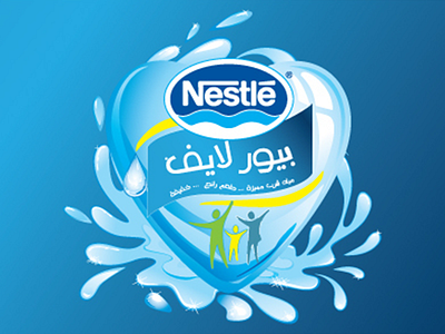 Nestle water new label concept