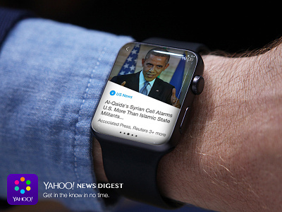 Yahoo News Digest Iwatch Concept