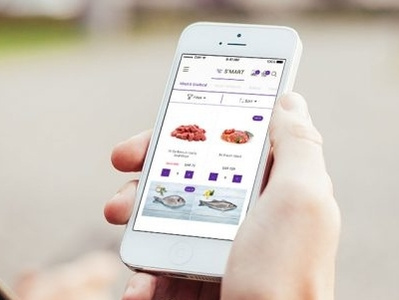 S-mart Mobile App ecomerce grocery mobile app ui ux