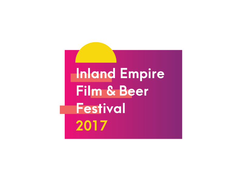 Inland Empire Film & Beer branding design minimal typography logo