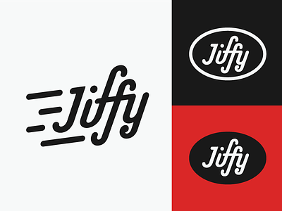 Jiffy branding design identity logo typography