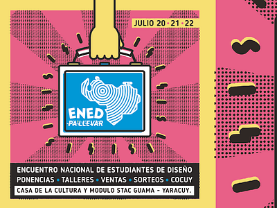 Flyer para Encuentro Nacional de Diseño 2017