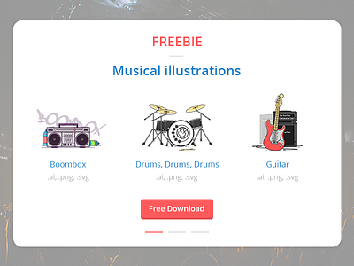 Freebie: Musical illustrations