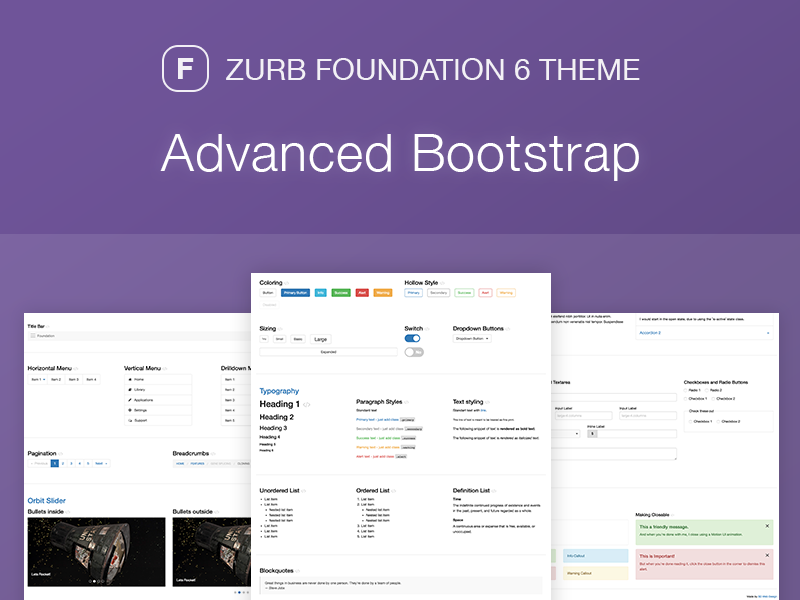 OUTLΛNE / Projects / ZURB Foundation Themes Dribbble