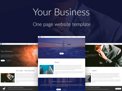 Your Business template business free freebie html5 landing page template web design