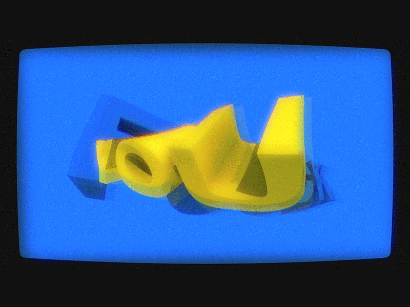 ... 3d after affects animation art camera cinema4d design distortion glitch lens retro tv vhs warp