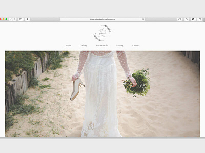 Carolina Floral Creations Web Design