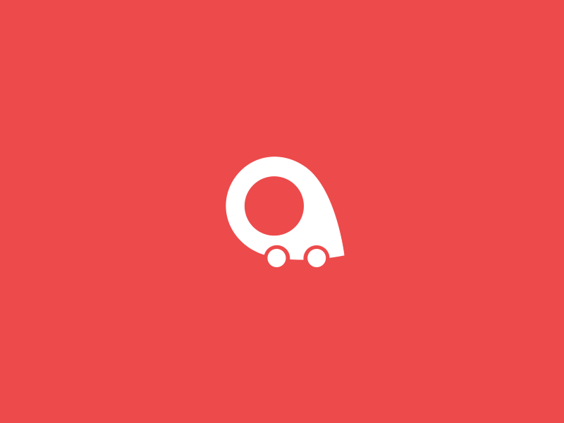 Logo animation animation app car location logo