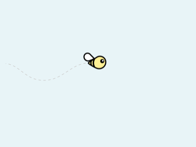 Bee Animation animation bee fly looping motion vector