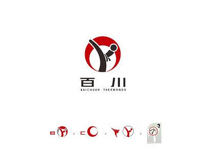 Baichuan Taekwondo aekwondo design logo