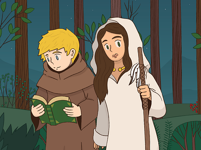 The Mystery of Brigid's Cross adventure game education game illustration