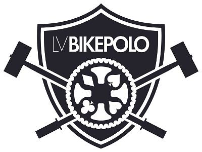 Final Logo - LVBikePolo bike black logo polo