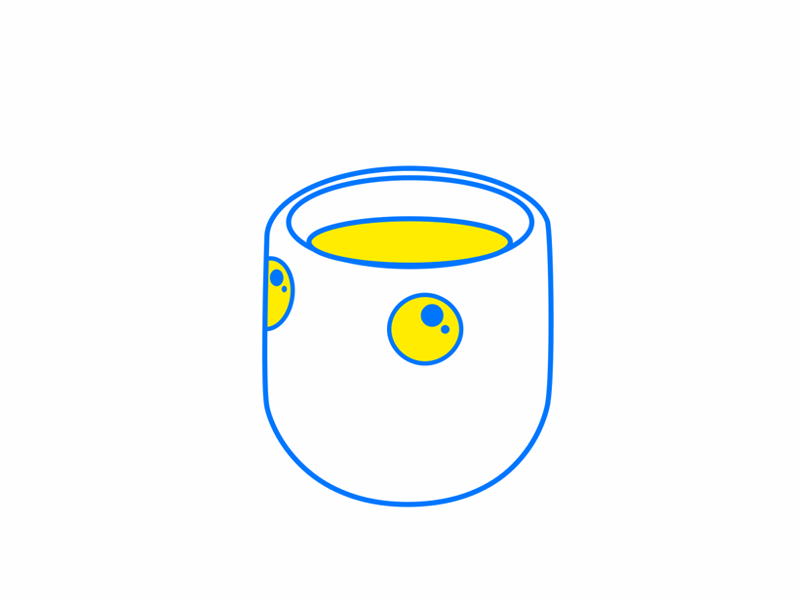 smile cute cup animation gif