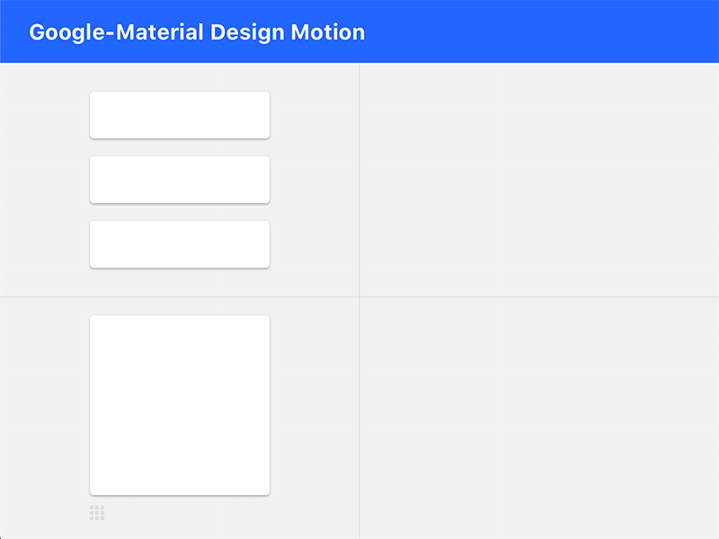 Material Design Motion Made by Framer