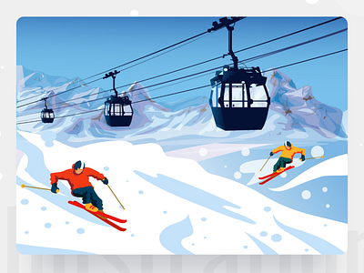 winter illustration adobe illustration adobe illustrator artwork design graphicdesign illustration illustration art illustration design illustration digital vector winter winter sports