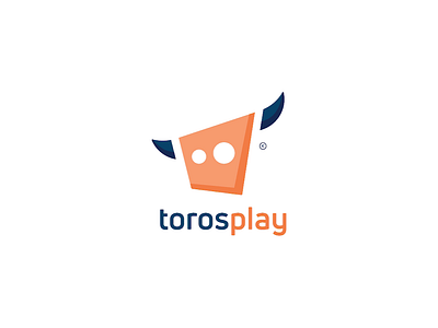 Torosplay baby bull fun kid logo logodesign logomark logotype play playground toros
