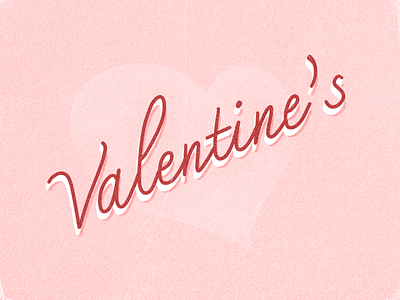 Puke 2d flat heart romantic script typography valentine valentines vector