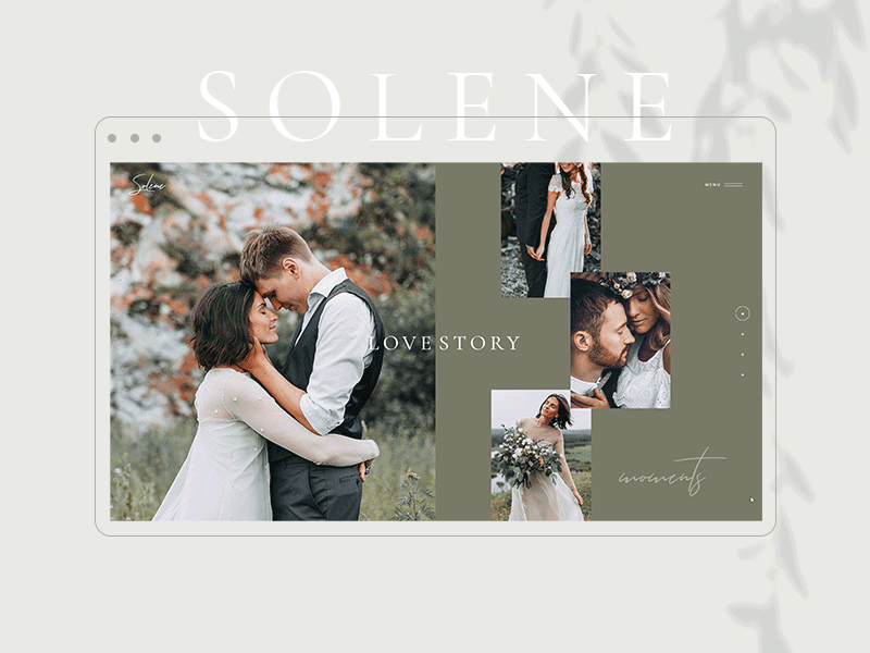 Solene - Wedding Photography Theme by Marijana Obradovic for Qode  Interactive on Dribbble