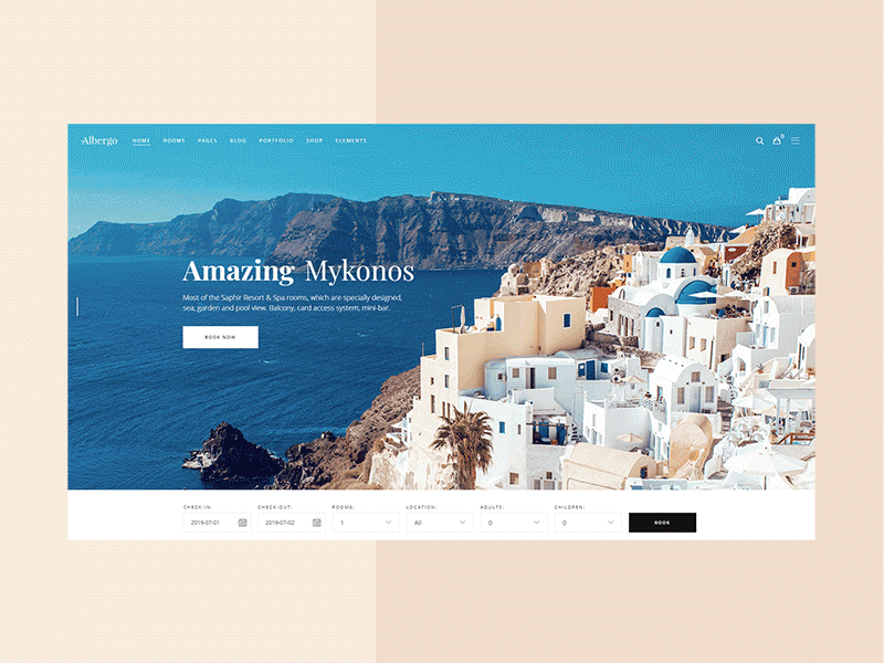 Albergo - Hotel and Accommodation Booking Theme