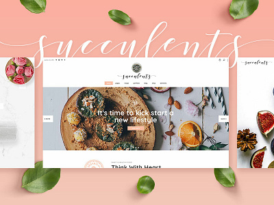 Succulents beauty blogger clean cosmetics fitness food healthy healthy food modern nutrition organic organic food portfolio shop showcase skin care superfood trendy wellness yoga