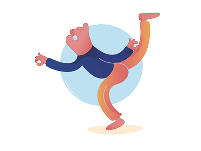 International Yoga Day characterdesign gradient graphic illustration illustration design yoga