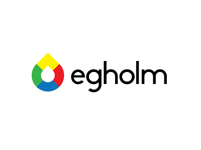 Egholm colourful colours danish denmark egholm logo design paint