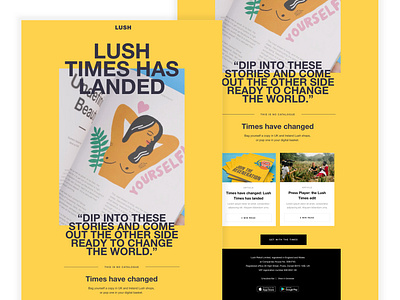 Lush Times Email Design