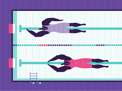 Swimmingpool illustration sport swimming vector