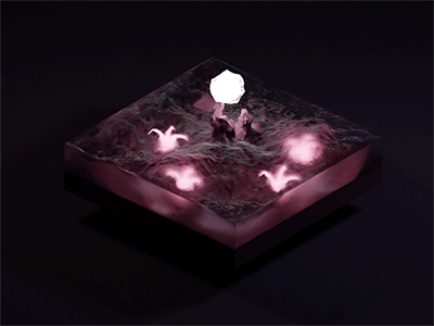 Crystal animation