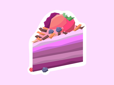 Cake (Тортик) bakery cake design illustrator logo